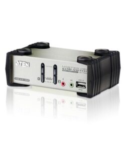 KVM VGA audio Switch 2 porte USB/PS2 OSD, CS1732B