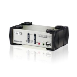 KVM VGA audio Switch 2 porte USB/PS2 OSD, CS1732B
