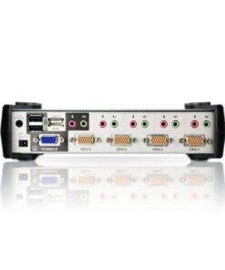 KVM VGA audio Switch 4 porte USB/PS2 OSD, CS-1734B