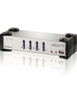 KVM VGA audio Switch 4 porte USB/PS2 OSD, CS-1734B