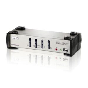 KVM VGA audio Switch 4 porte USB/PS2 OSD, CS-1734B