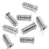 Kit 8 Viti Phillips Testa Piana in Acciaio per Ventole in Plastica
