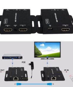 Kit Extender HDMI PoE Cat.6 fino a 50m, con IR