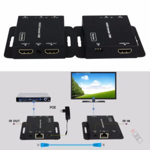 Kit Extender HDMI PoE Cat.6 fino a 50m, con IR