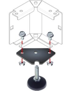 Kit di Montaggio Piedini su Zoccolo