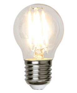 Lampada LED Globo E27 Bianco Caldo 3.2W Filamento Classe A++