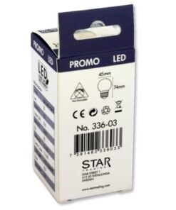 Lampada LED Globo E27 Bianco Caldo 3,2W Classe A+