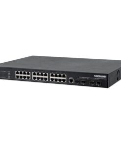 Managed Switch 24 porte Gigabit PoE+ Layer2+ 10 GbE Uplink