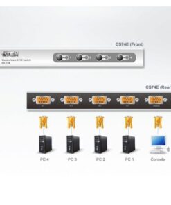 Master View 4 porte PS2 o USB, CS74E