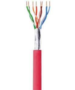 Matassa F/UTP Cavo Cat.5E CCA 100m Flessibile Rosso