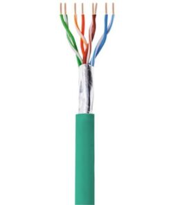 Matassa F/UTP Cavo Cat.5E CCA 100m Flessibile Verde