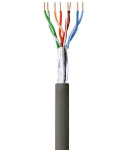Matassa F/UTP Cavo Cat.5E CCA 100m Rigido da Esterno Nero