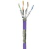Matassa S/FTP 4 coppie Cavo Cat.7A Rame 100m Rigido Viola