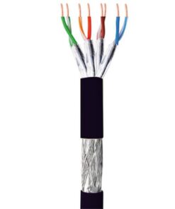 Matassa S/FTP Cavo Cat.6 CCA 100m Rigido da Esterno Nero