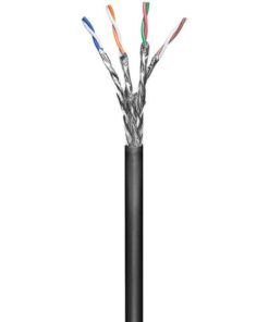 Matassa S/FTP Cavo Cat.6 CCA 100m Rigido da Esterno Nero