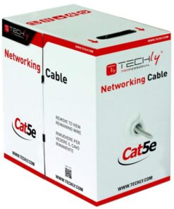 Matassa U/UTP Cavo Cat.5E CCA 305m Flessibile Grigio