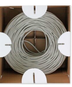 Matassa U/UTP Cavo Cat.5E CCA 305m Flessibile Grigio