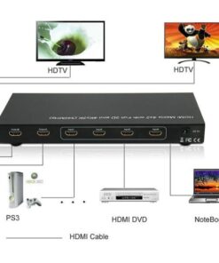 Matrix HDMI 4 IN 2 OUT 4K UHD 3D