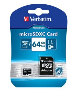 Memoria Micro SDXC 64 Gb con Adattatore - Classe 10