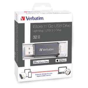 Memoria Verbatim Dual 32GB USB 3.0/Lightning Grigio