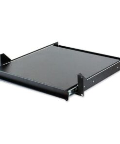 Mensola Estraibile per Rack Porta Tastiera 2U Nera