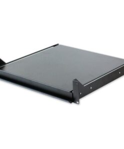 Mensola Estraibile per Rack Porta Tastiera 2U Nera