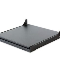 Mensola Estraibile per Rack Porta Tastiera 2U Nera