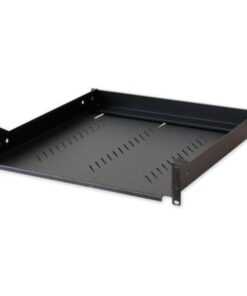 Mensola per Rack 19'' 600 mm 2U Nera 4 punti