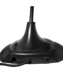 Microfono con Base di Appoggio e Collo Flessibile