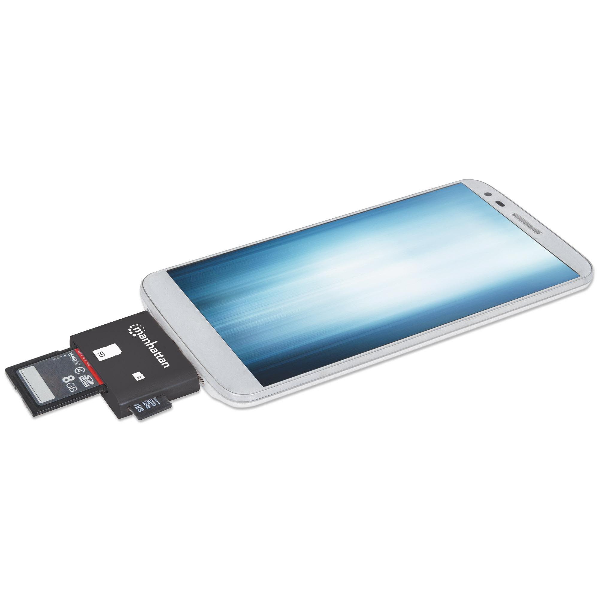 Mini Lettore Micro USB di Memorie SD/MicroSD per Smartphone e