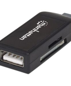 Mini Lettore di Memorie SD/MicroSD/USB F per Smartphone e Tablet