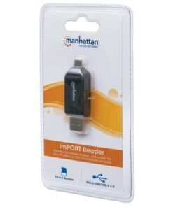 Mini Lettore di Memorie SD/MicroSD/USB M per Smartphone e Tablet
