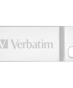 Mini Memoria USB Verbatim con Portachiavi 32GB Silver