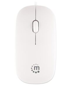 Mini Mouse Ottico USB Silhouette Cavo 1,2m Bianco