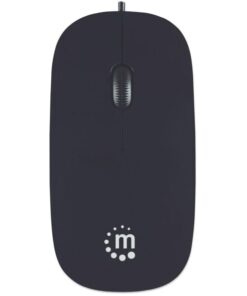 Mini Mouse Ottico USB Silhouette Cavo 1,2m Nero