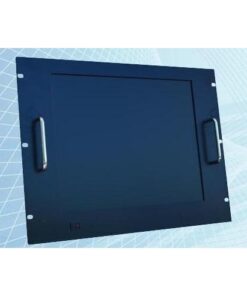 Monitor LCD 17'' Touch Screen per Rack 19'' 8 Unità Nero