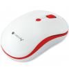 Mouse Wireless 2.4GHz 800-1600 dpi Bianco/Rosso