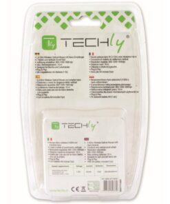 Mouse Wireless 2.4GHz 800-1600 dpi Nero/Verde