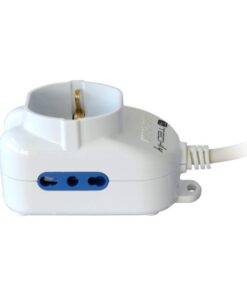 Multipresa 2 Posti Italiana Bipasso / 1 Schuko