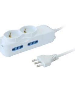 Multipresa 4 Posti Italiana Bipasso / 2 Schuko
