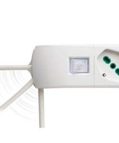 Multipresa 4 Posti Italiana Bipasso / Schuko Bianco