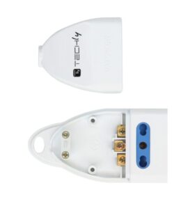 Multipresa 4 Posti Italiana Bipasso Senza Cavo Bianco