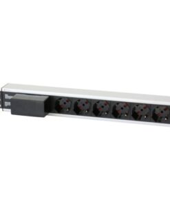 Multipresa per rack 19'' 6 posti con magnetotermico