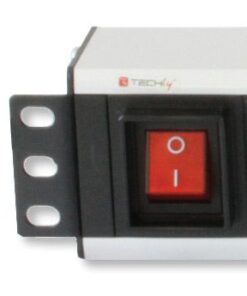 Multipresa per rack 19'' 8 posti con interruttore Cavo 3m