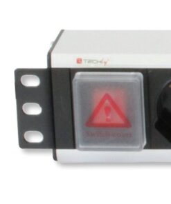 Multipresa per rack 19'' 8 posti con interruttore Cavo 3m