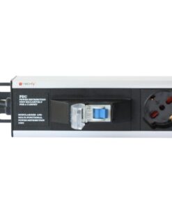Multipresa verticale per armadi rack 12 posti con magnetotermico