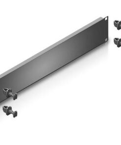 Pannello Cieco Toolless 2 Clip per Armadi Rack 19'' 1U Nero