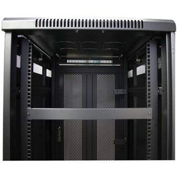 Pannello Cieco Toolless 2 Clip per Armadi Rack 19'' 1U Nero