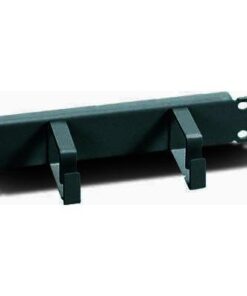 Pannello Passacavi 1U per Armadio 10'' Nero