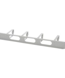 Pannello Passacavi 4 Anelli Lunghi 3 Fori 1U Grigio